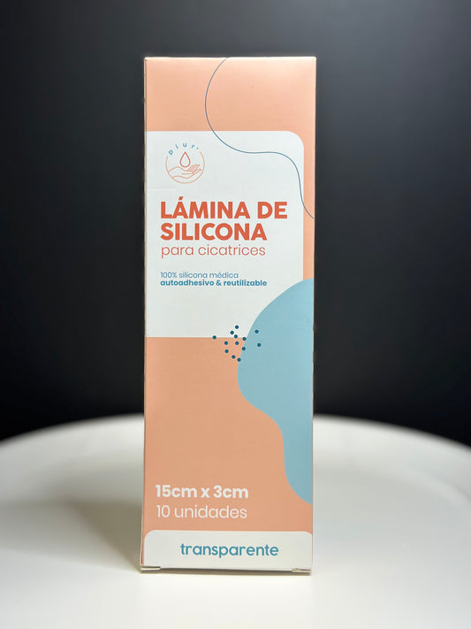 Lamina silicona 15 x 3 cms transparente (1,8mm grosor)